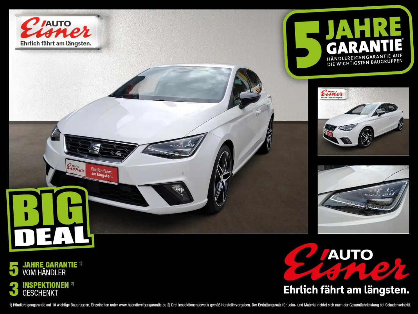 SEAT Ibiza 1.0 FR FR Weiß - 1