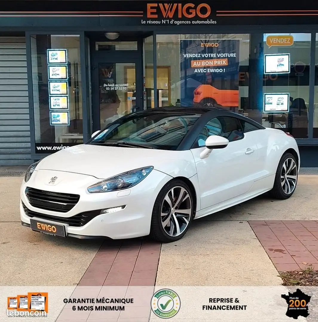 Peugeot RCZ 2.0 hdi 163ch 1er main entretien cuir sieges chauffants memoire Wit - 1