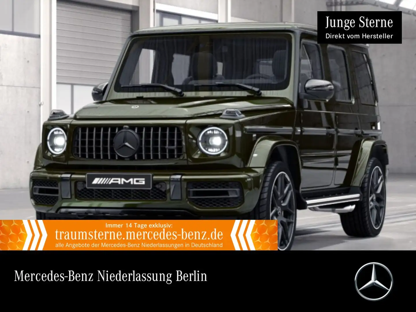Mercedes-Benz G 63 AMG G 63 NIGHT+DRIVERS+GSD+360+AHK+FAHRASS+BURMESTER Verde - 1