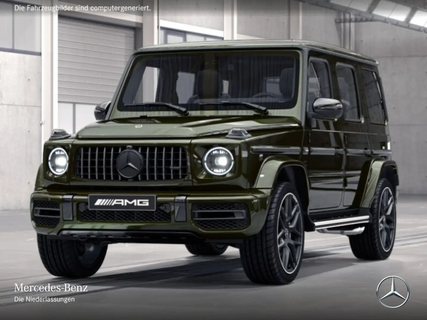 Mercedes-Benz G 63 AMG G 63 NIGHT+DRIVERS+GSD+360+AHK+FAHRASS+BURMESTER Verde - 2