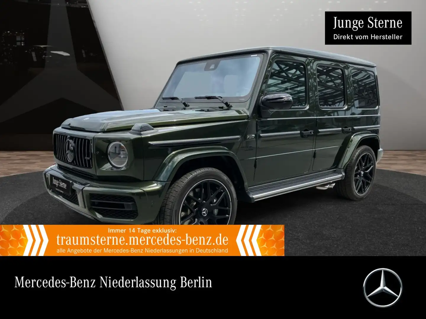 Mercedes-Benz G 63 AMG G 63 NIGHT+DRIVERS+GSD+360+AHK+FAHRASS+BURMESTER Green - 1