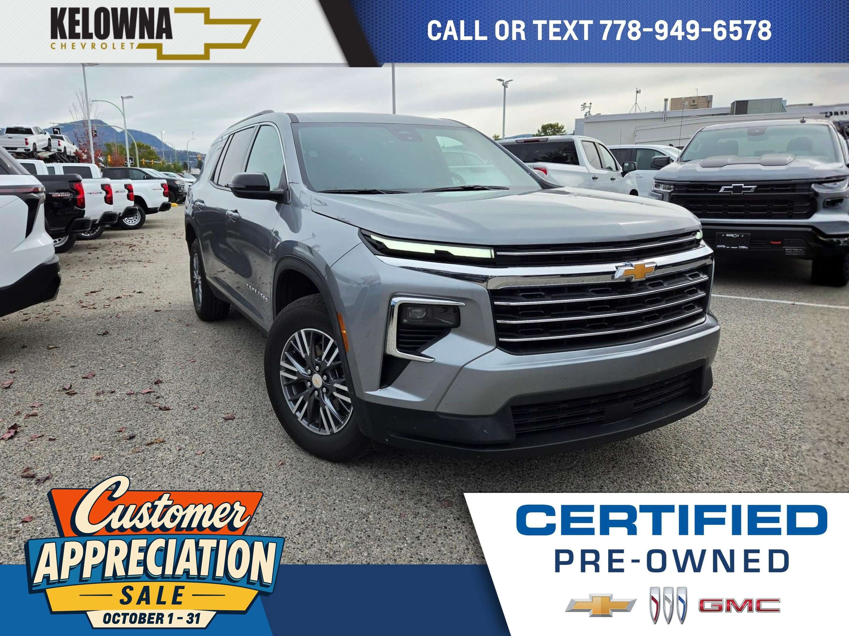 2026 Chevrolet Traverse LT | Remote Engine Start | Back-Up Camera | Keyles