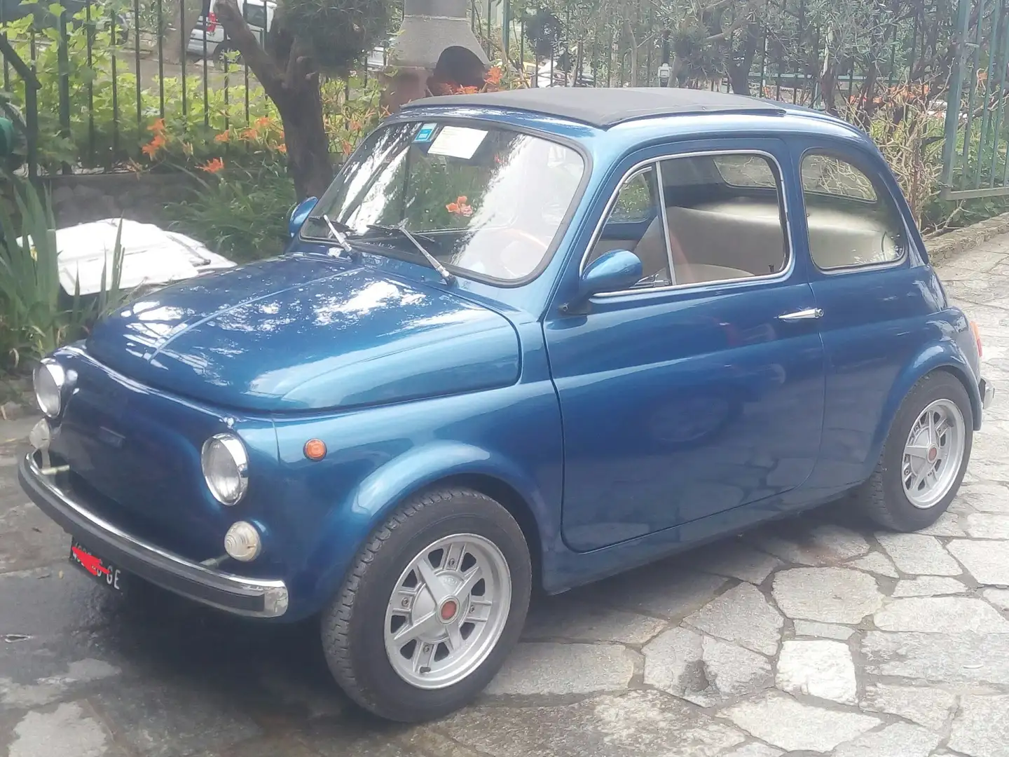 Fiat 500 Niebieski - 2