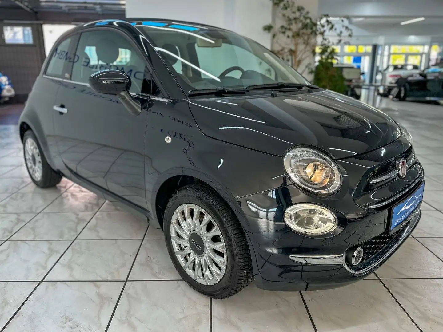 Fiat 500 C 1.2 Lounge*Faltdach*Navi*Klimaautomatik*PDC Schwarz - 2