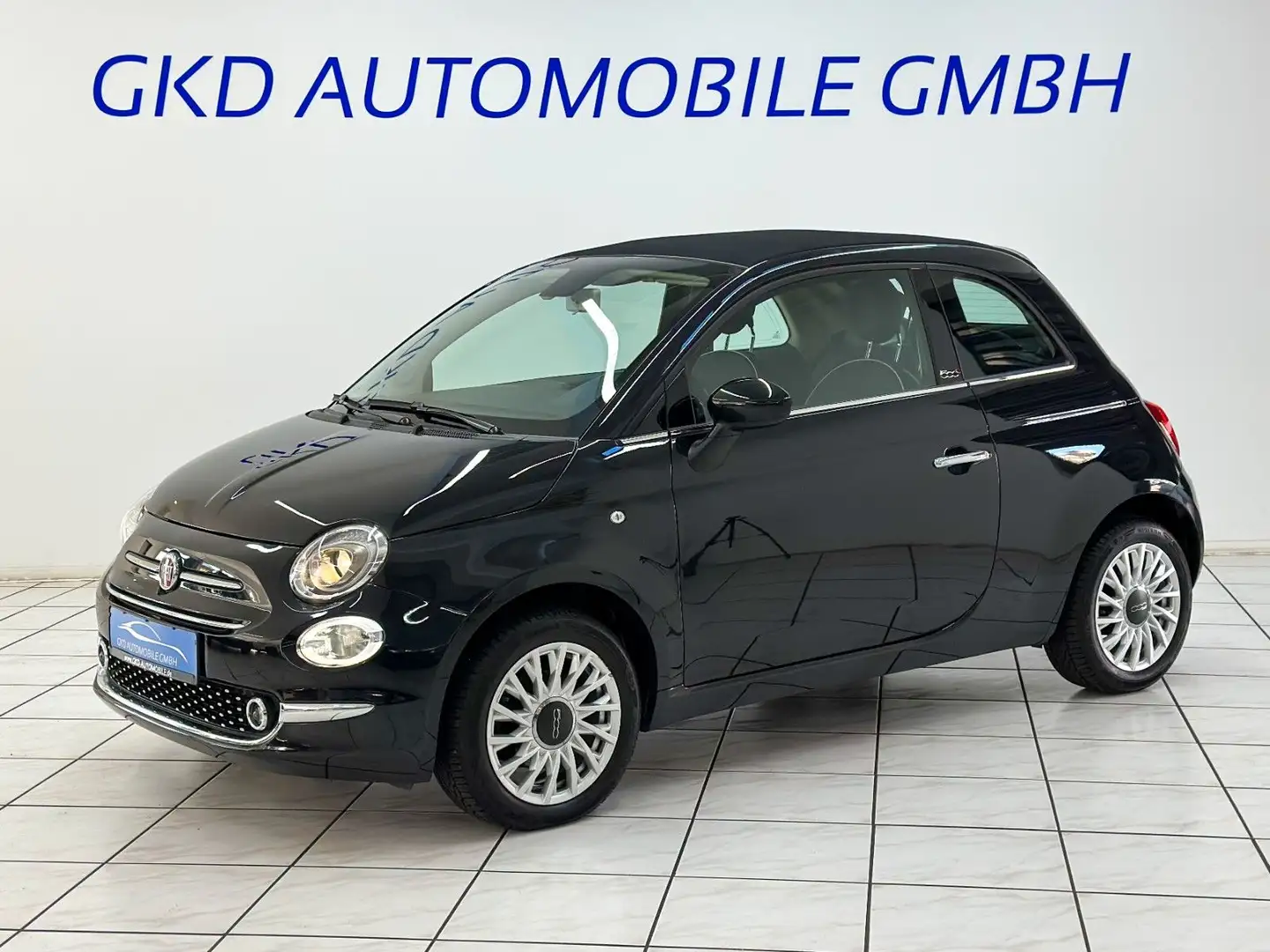Fiat 500 C 1.2 Lounge*Faltdach*Navi*Klimaautomatik*PDC Schwarz - 1