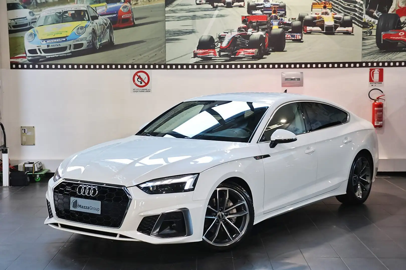 Audi A5 40 TDI Sportback Quattro S-Tronic S-Line - MATRIX Blanc - 1