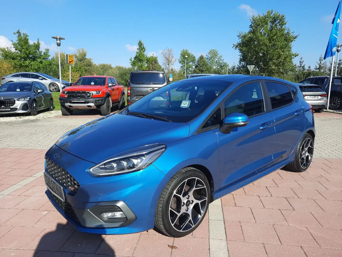 Ford Fiesta 1.5 EcoBoost ST LED Wi-Pa PDC Navi Bleu - 2