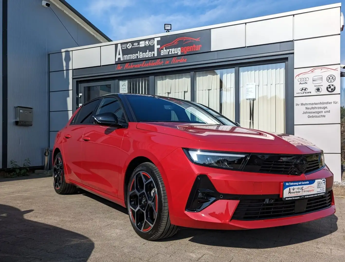 Opel Astra 1.5 D Automatik GS-LINE*SHZ-APP CONNECT-18 ZOLL* Piros - 2