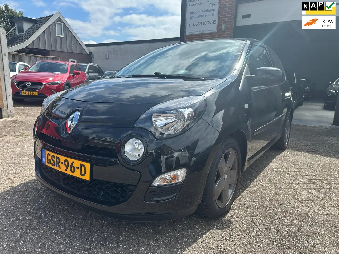 Renault Twingo 1.2 16V Dynamique AIRCO-CENTRAAL-CRUISE Zwart - 1