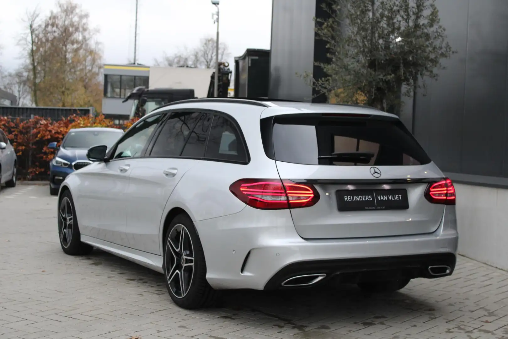 Mercedes-Benz C 180 Estate Business Solution AMG | Pan.Dak | Rear View Gris - 2