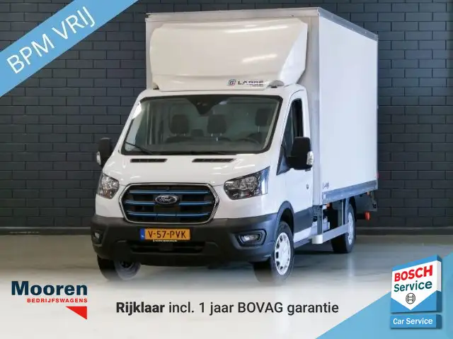 Ford E-Transit 68 kWh 390L Trend Bakwagen + Dhollandia Laadklep |