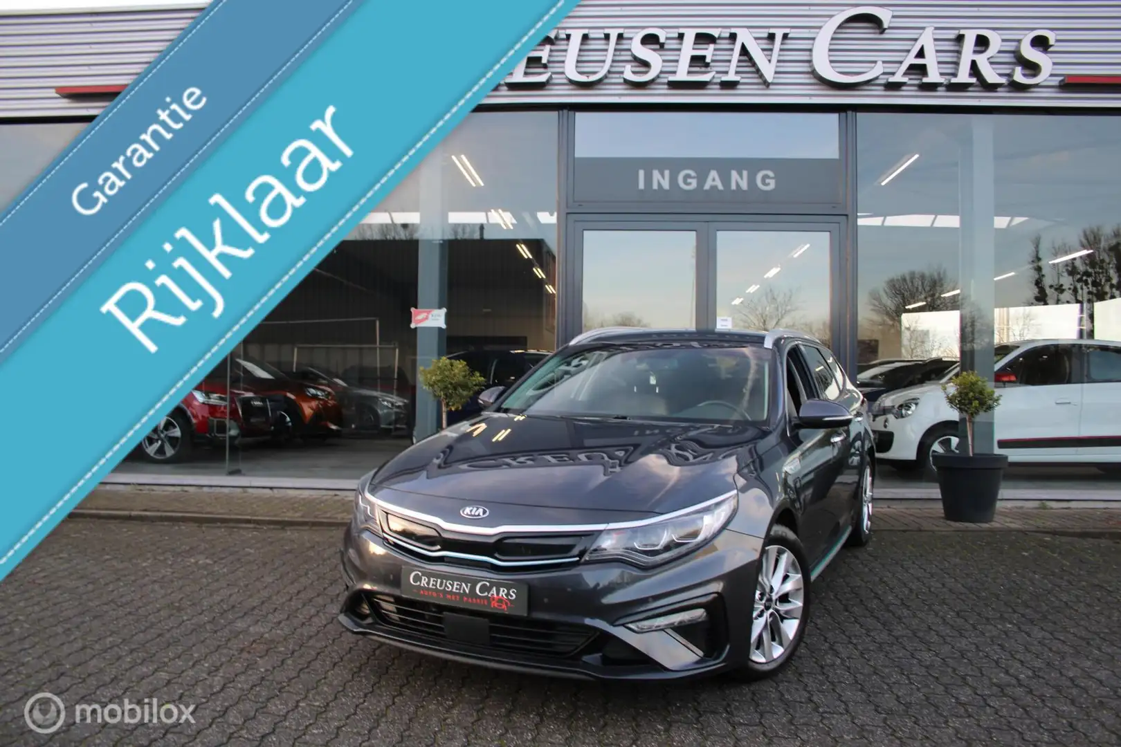 Kia Optima Sportswagon 2.0 GDI PHEV DynamicPlusLine/Led/Navi Gris - 1