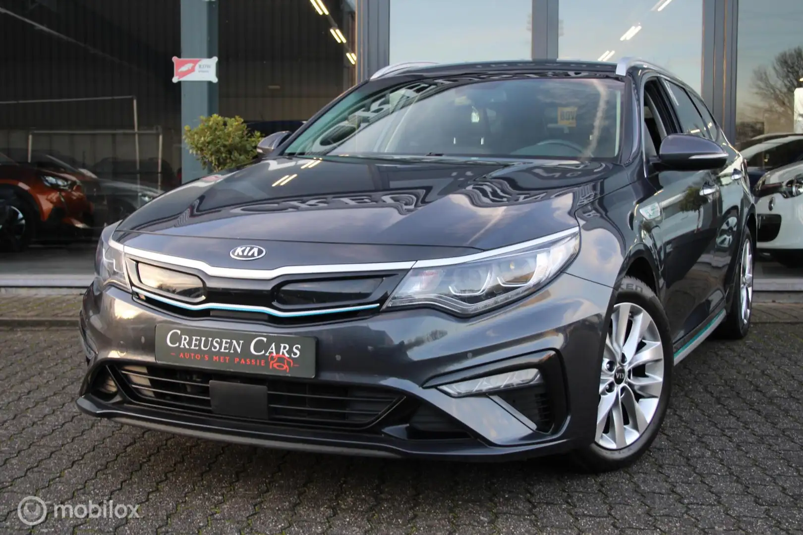 Kia Optima Sportswagon 2.0 GDI PHEV DynamicPlusLine/Led/Navi Gris - 2