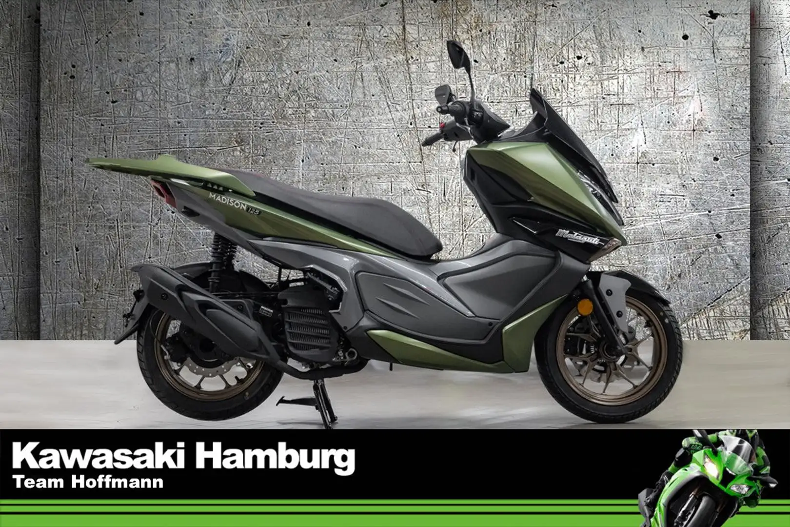 Malaguti Madison 125 ABS, sofort lieferbar, Lieferservice Zelená - 1