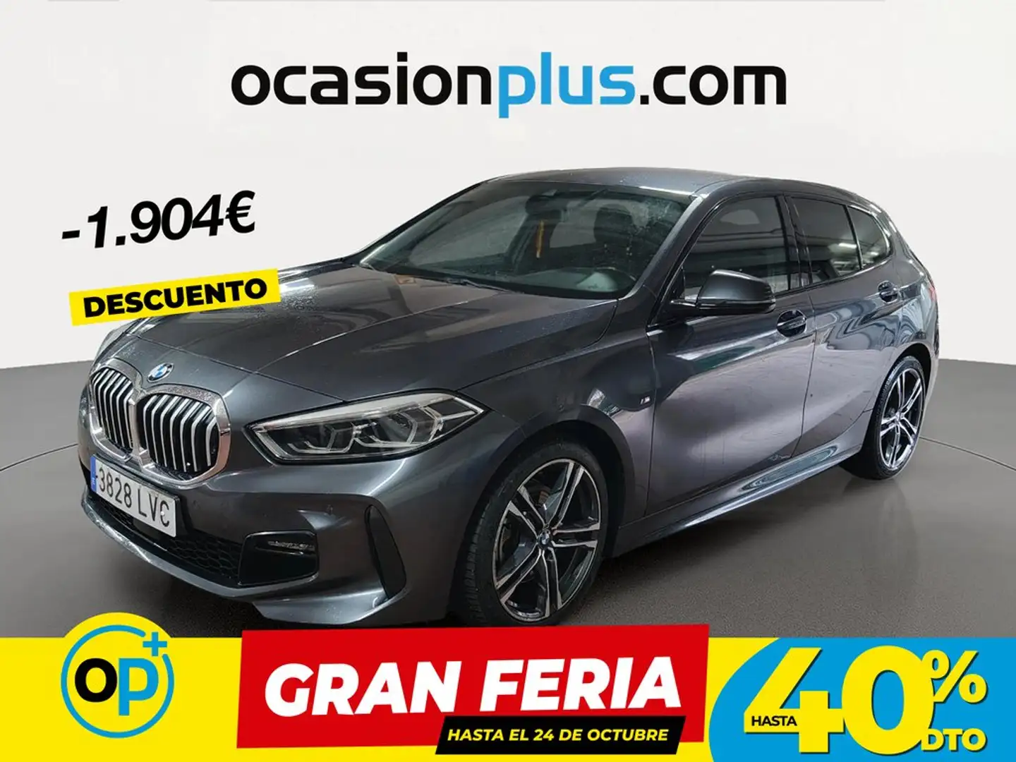BMW 118 118dA Business Gris - 1