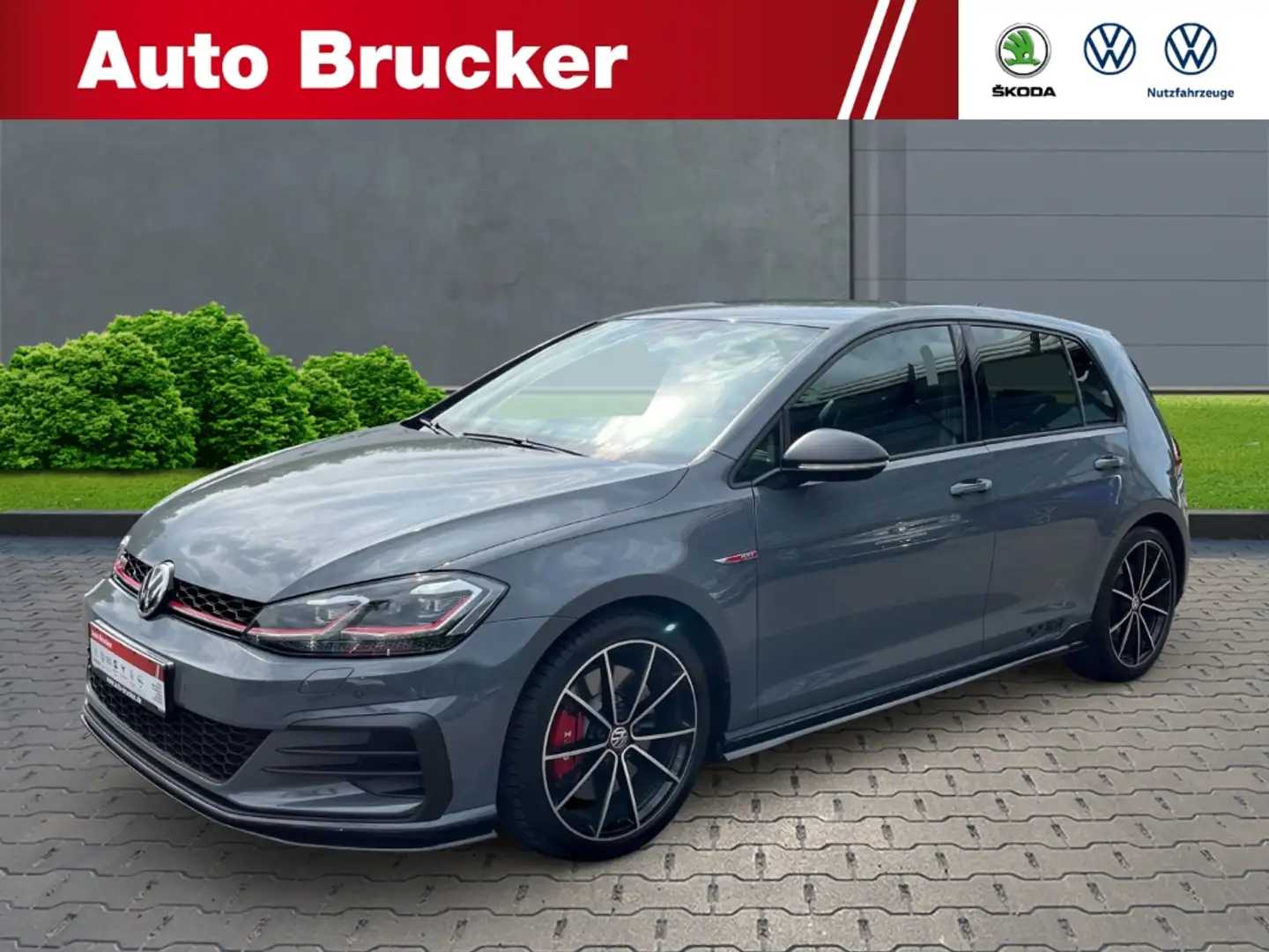 Volkswagen Golf VII GTI TCR 2.0 TSI LED+2-Zonen-Klima+SHZ+Navi Grau - 1