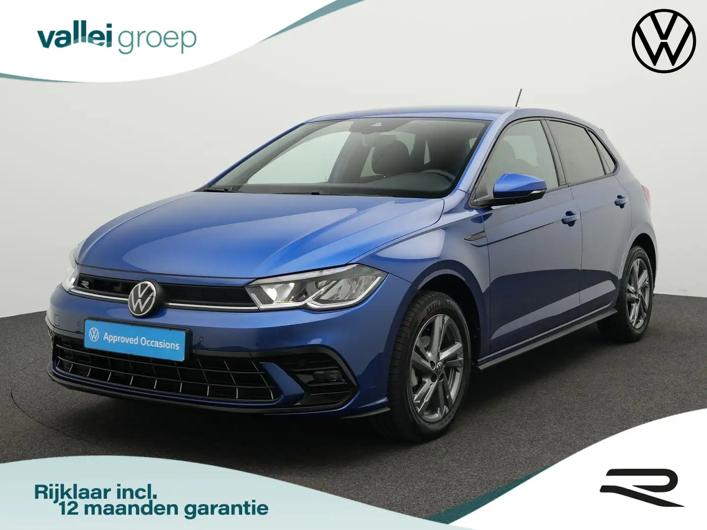 Volkswagen Polo 1.0 TSI 95 pk DSG R-Line | Achteruitrijcamera| Sto Blauw - 1