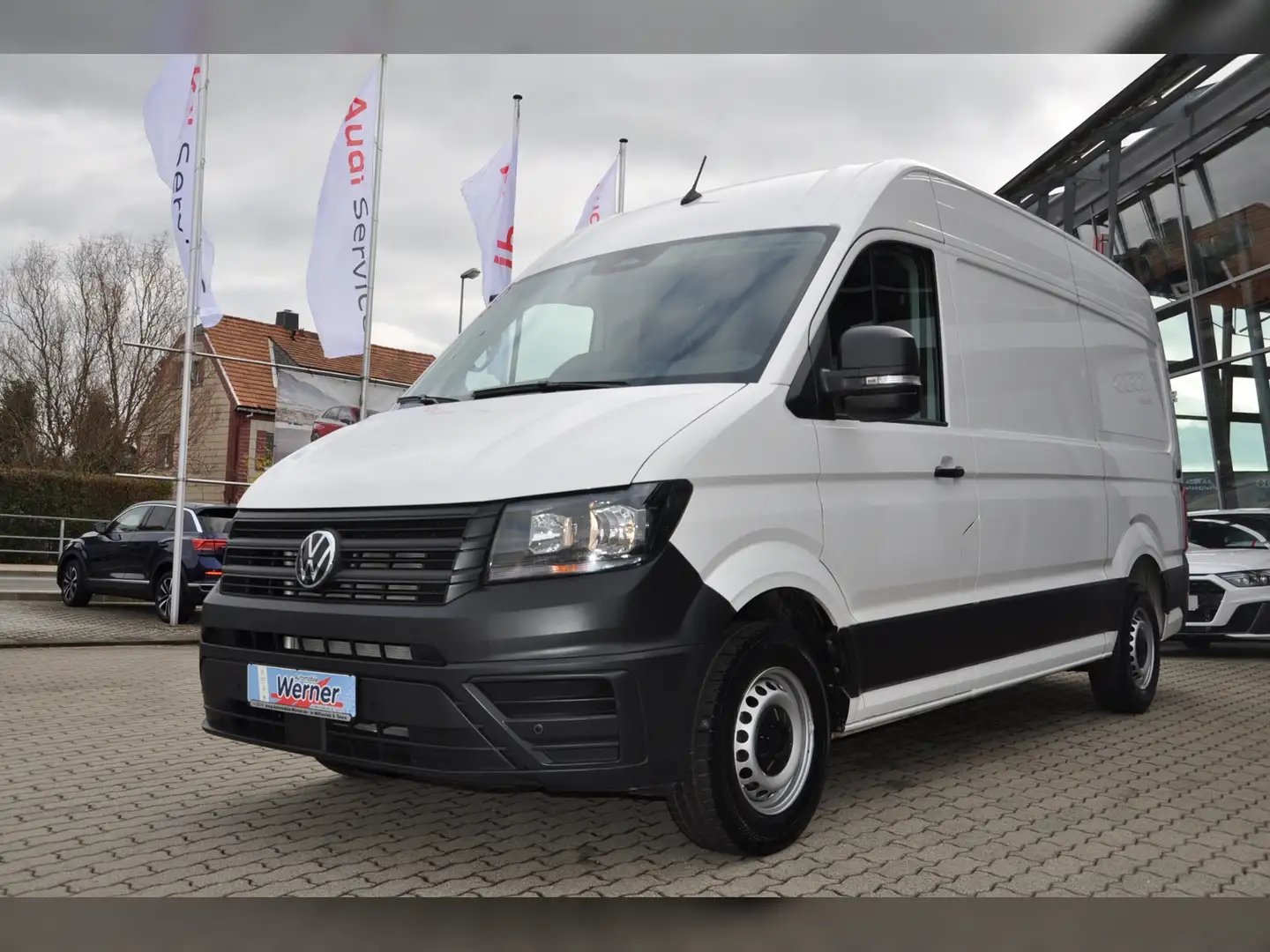 Volkswagen Crafter Kasten MR 35 2.0TDI Navi RKamera Sitzh Weiß - 2