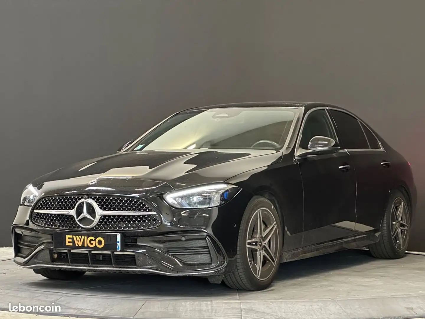 Mercedes-Benz C 220 220d 200ch 9g-tronic amg line Negro - 1