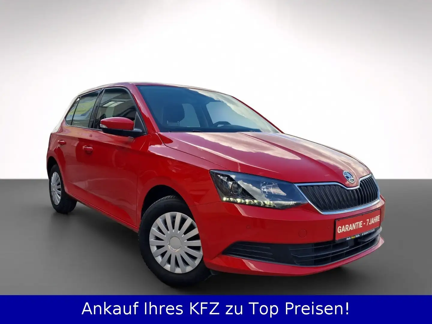 Skoda Fabia Ambition Klimaautomatik+PDC+Navi Rot - 1
