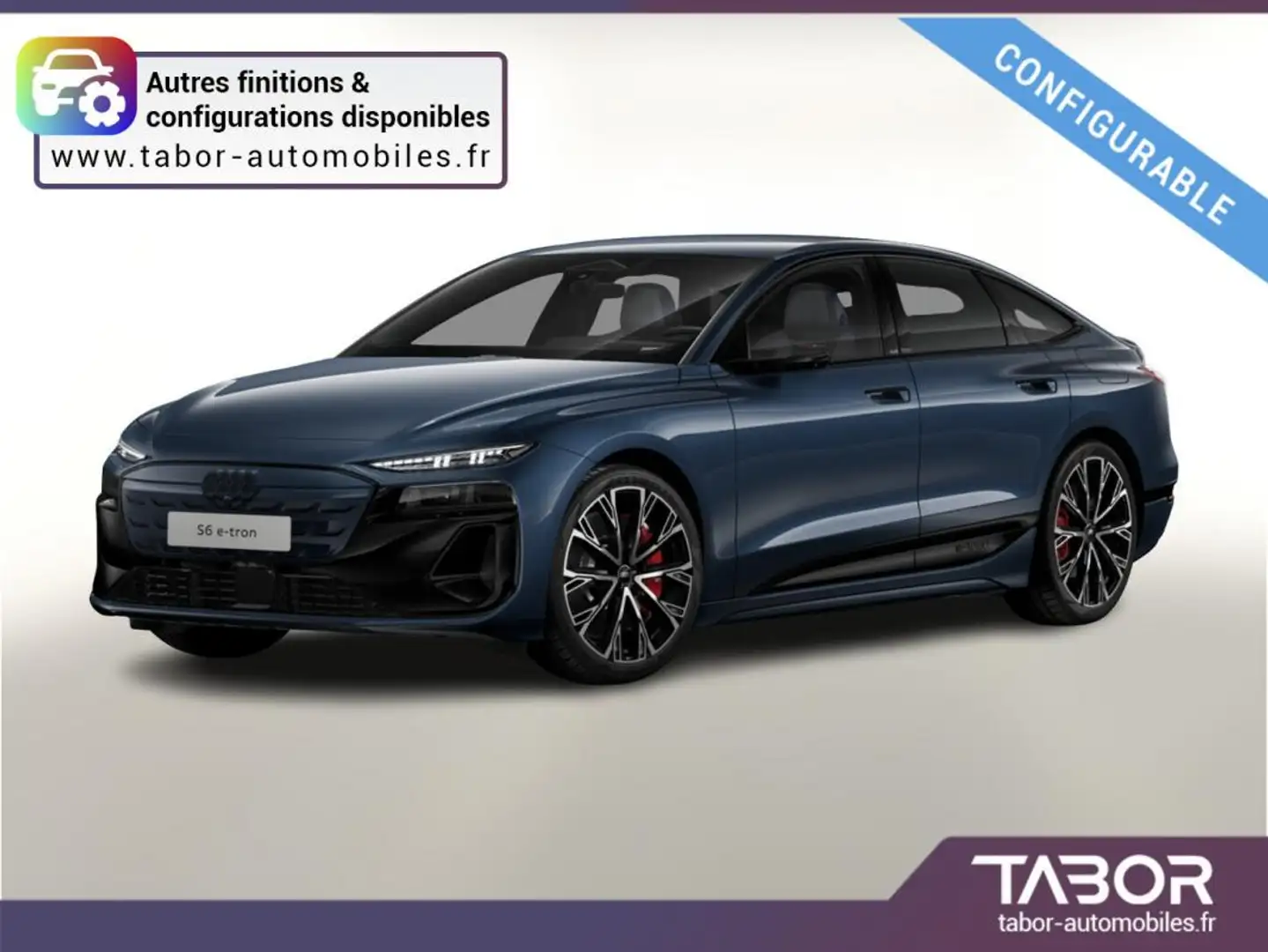 Audi S6 Sportback e-tron LED GPS 360°Cam radars Gris - 1