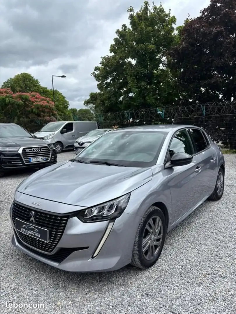Peugeot 208 PureTech 100 S&S BVM6 style 5P -1 ere main 9150 HT Gris - 2