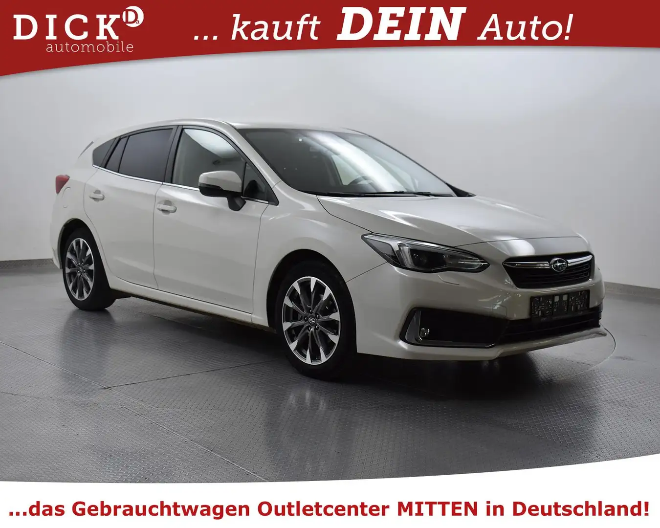 Subaru Impreza 1.6i 4WD Aut Exclus NAVI+SHZ+LED+KAM+ACC Bílá - 1