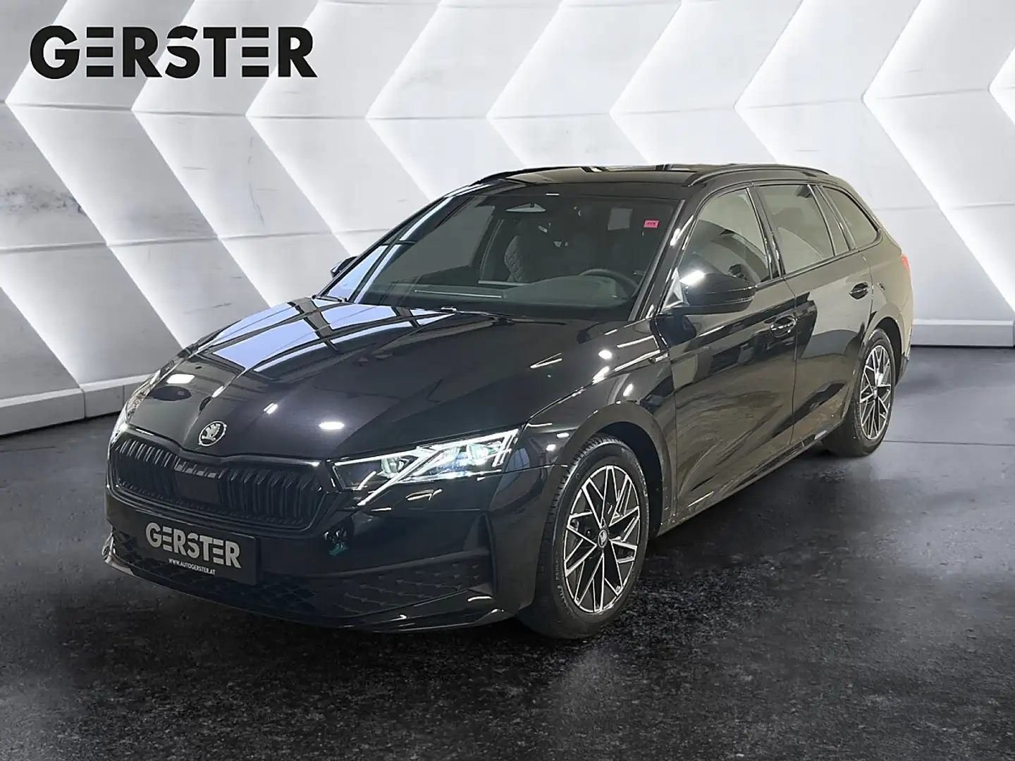 Skoda Octavia Kombi 2,0 TDI Sportline FL AHK 17Z Nav ACC vEHK Schwarz - 1
