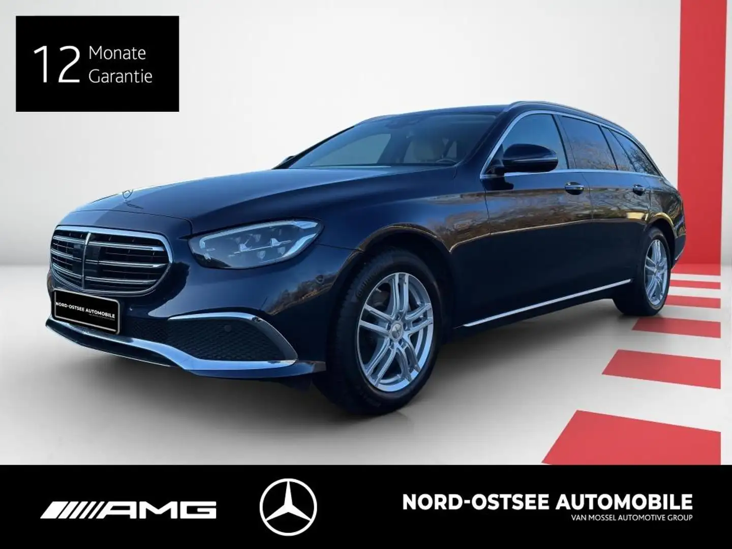 Mercedes-Benz E 220 T d EXCLUSIVE KAMERA DISTRO HUD BURMESTER Blu/Azzurro - 1