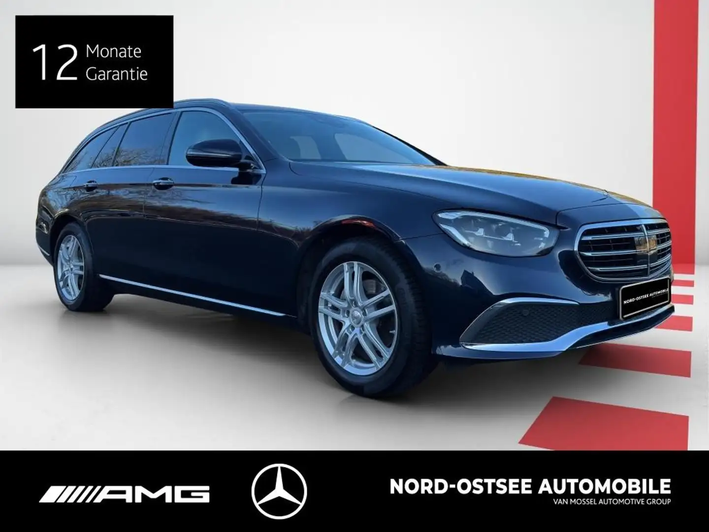 Mercedes-Benz E 220 T d EXCLUSIVE KAMERA DISTRO HUD BURMESTER Blu/Azzurro - 2
