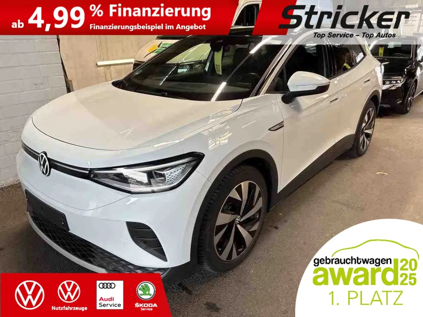 Volkswagen ID.4 Pro Performance 150/77 321,-ohne Anzahlung AHK AC Weiß - 2