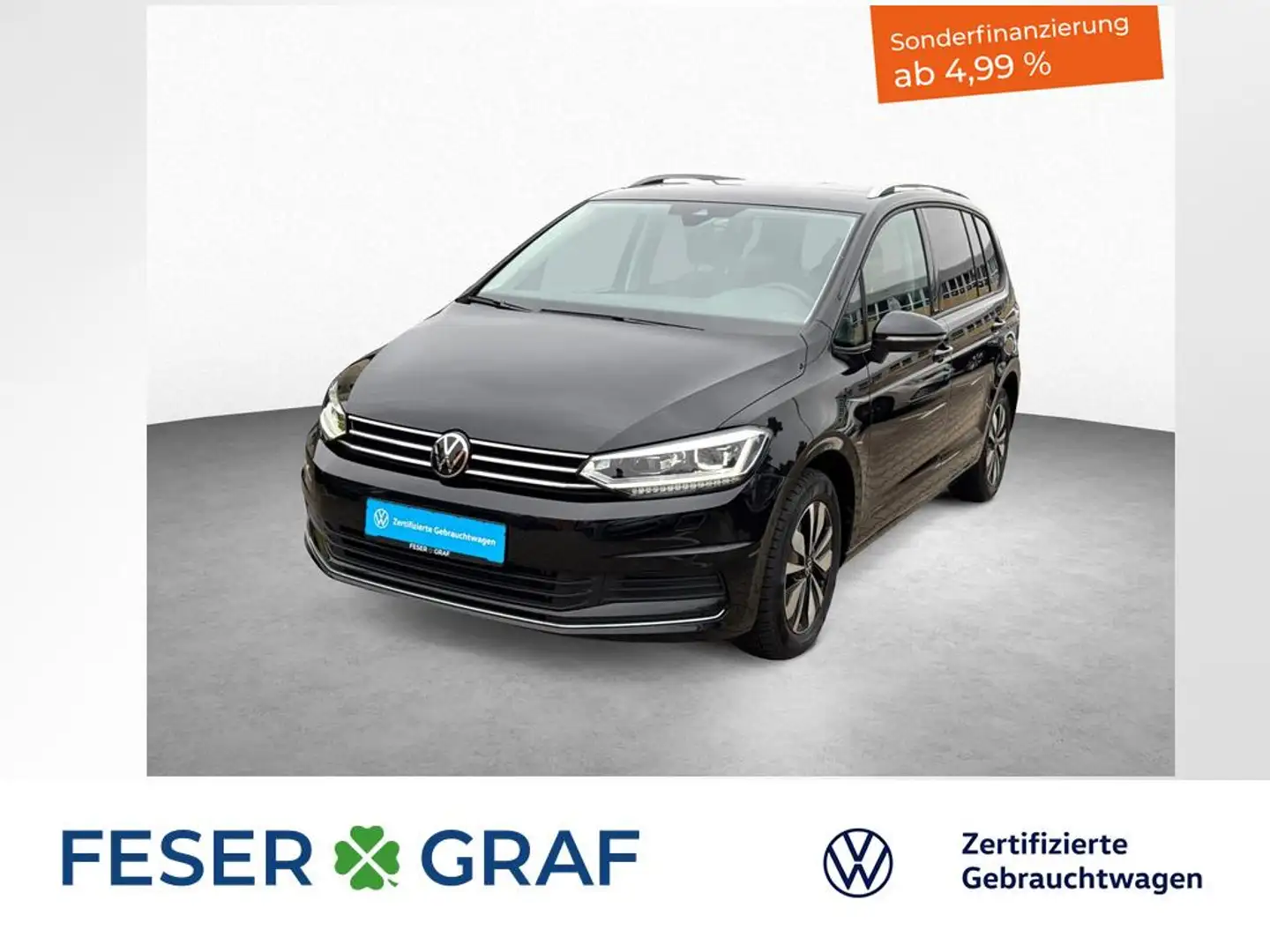 Volkswagen Touran MOVE 1.5 TSI 7-DSG NAVI KAMERA Noir - 1