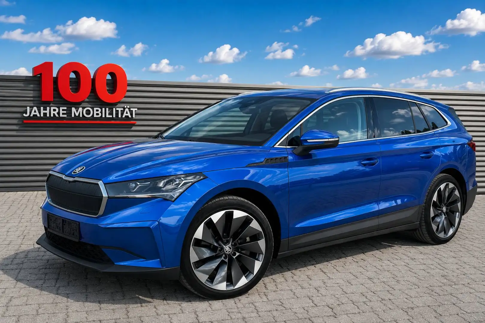 Skoda Enyaq 80 Suite,Leder,Matrix, AHK,21,HUD, Memory, Wie Neu Blau - 1