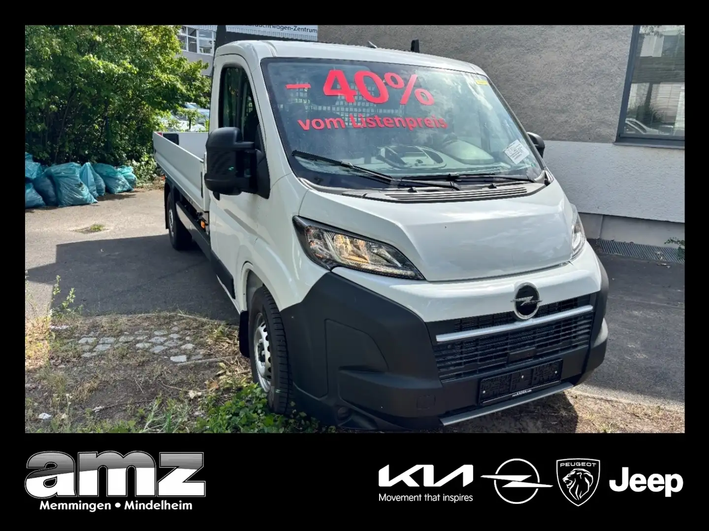 Opel Movano Pritsche L3 3.5t AHK*45%NachlassAktion* Blanc - 1