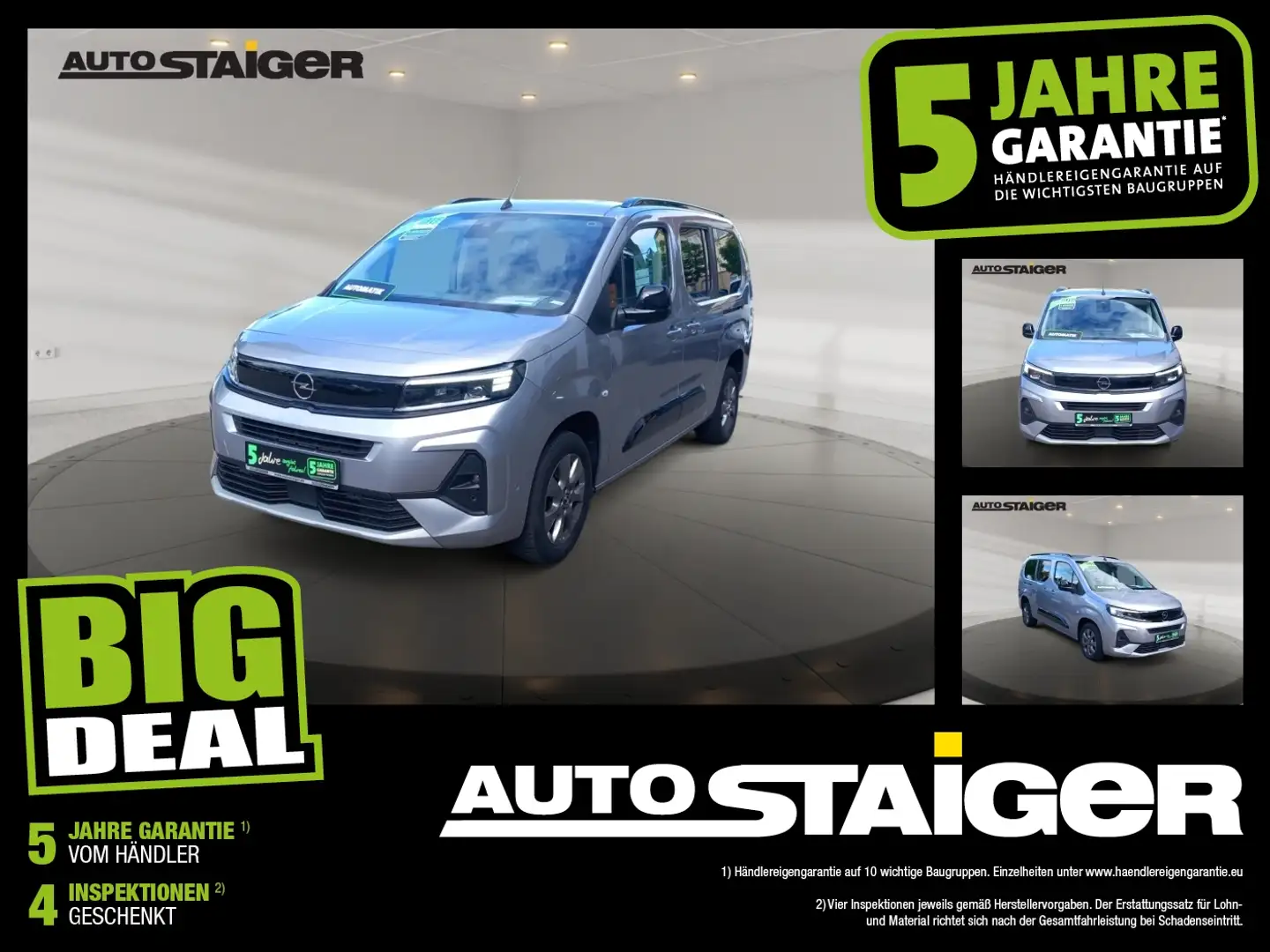 Opel Combo Life E XL 1.5 D GS Line 7-Sitze, Automatik, Argintiu - 1