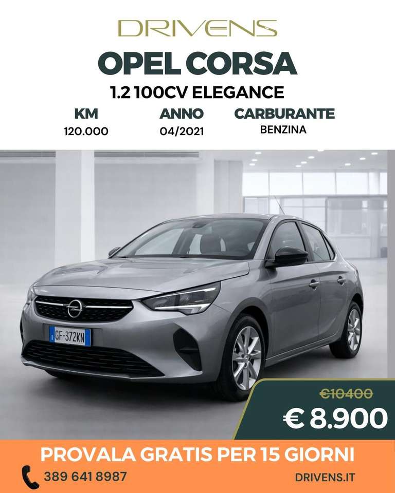 Opel Corsa 1.2 Elegance 100cv MT6