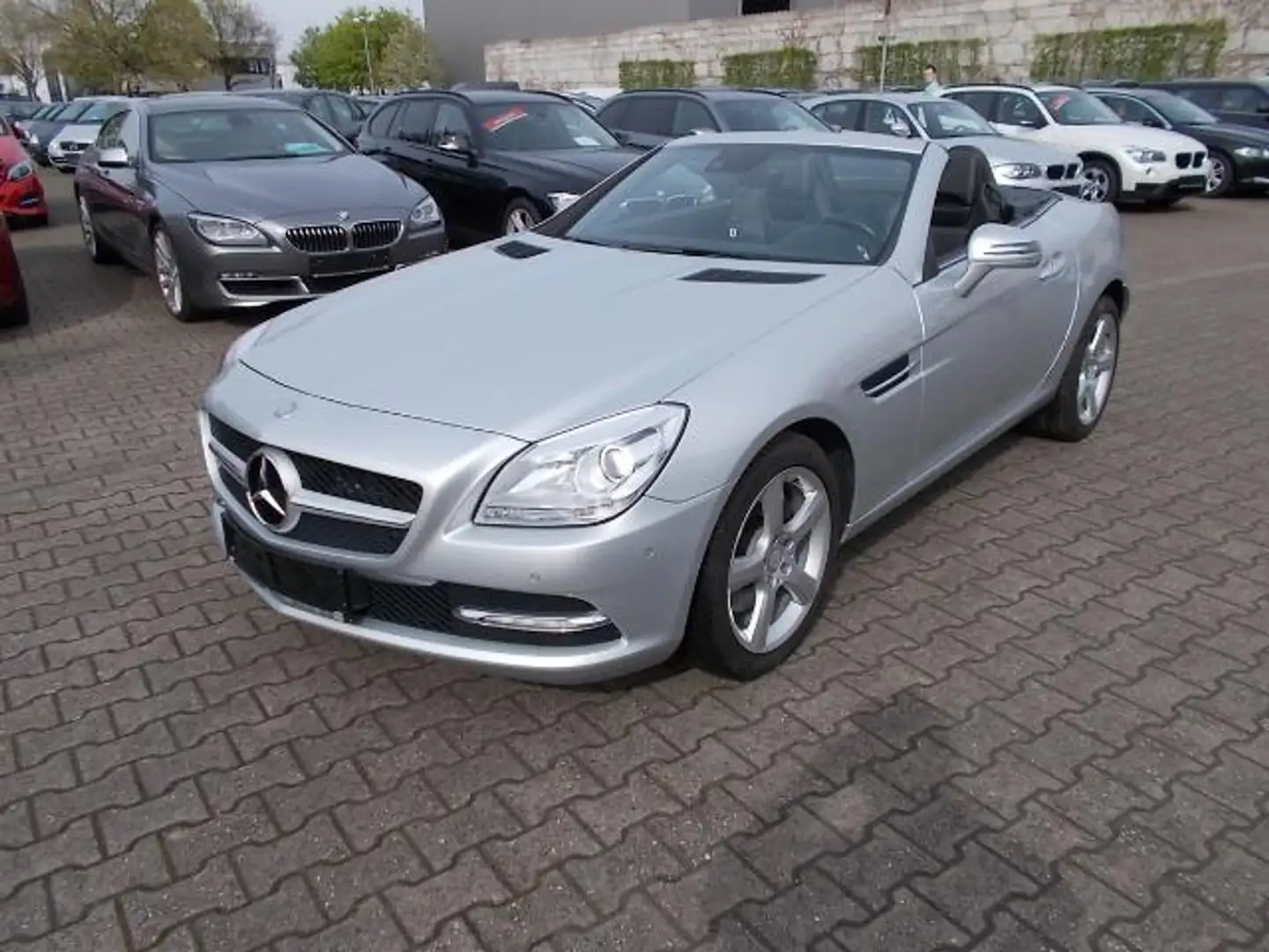 Mercedes-Benz SLK 250 Panodach Leder Navi PDC zus. WR Argent - 1