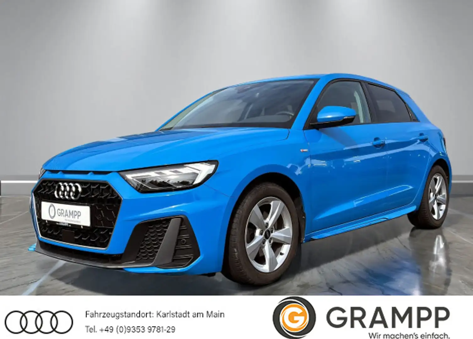 Audi A1 S line 30 TFSI +LED+VIRTUAL+ASSISTS Blau - 1