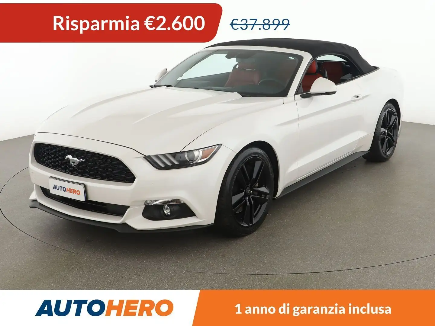 Ford Mustang 2.3 EcoBoost Convertible  aut. Bianco - 1