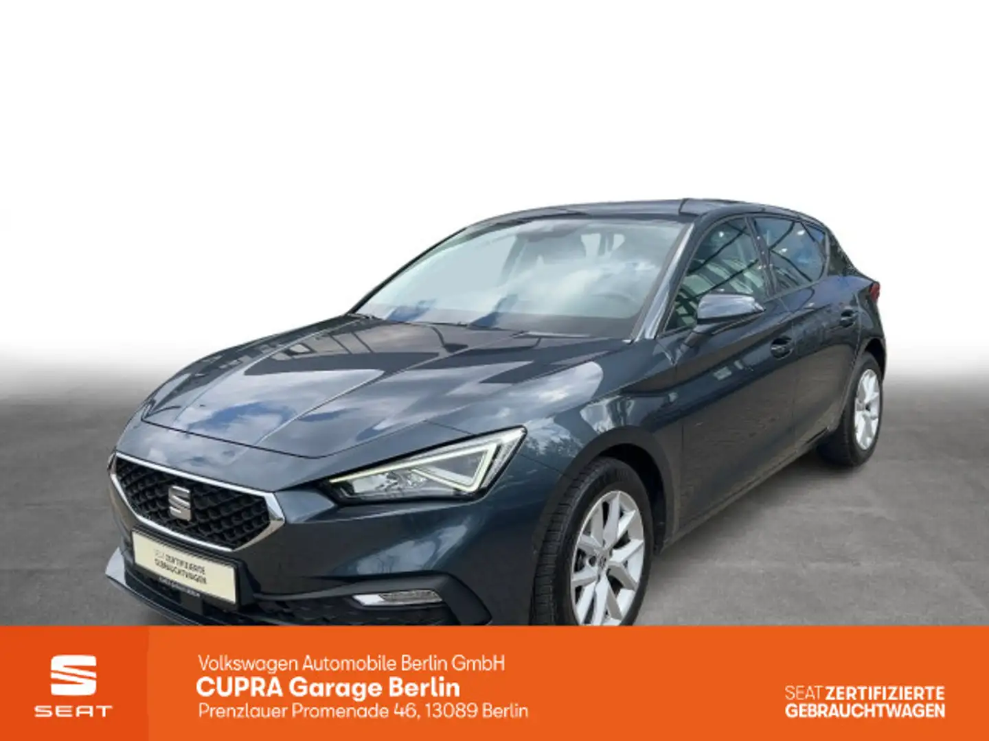 SEAT Leon 2.0 TDI Style Climatronic Navi LED SHZ PDC Grau - 1
