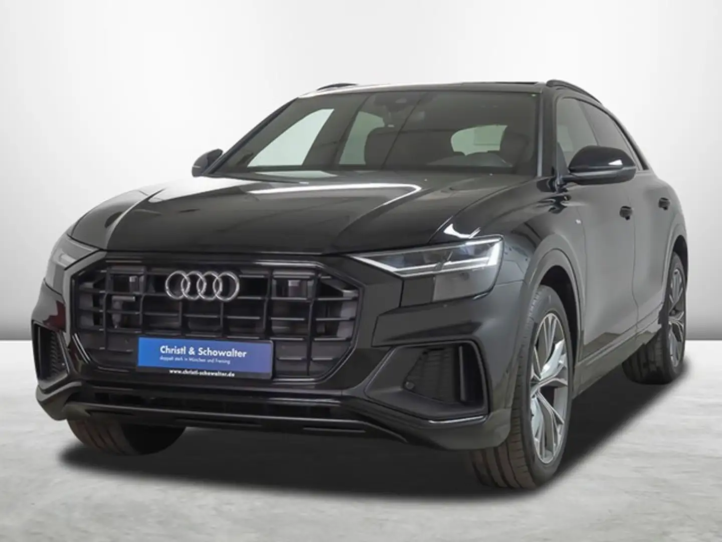 Audi Q8 50 TDI quattro Tiptronic S line AHK LED PANO Zwart - 1