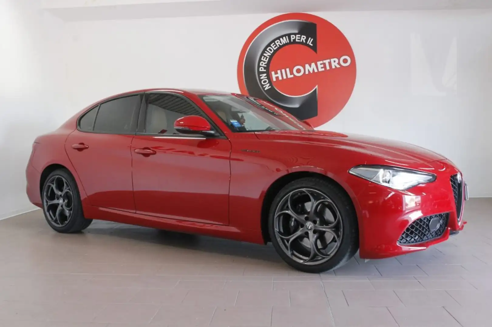 Alfa Romeo Giulia 2.2Turbodiesel 210 CV AT8 AWD Q4 Veloce PELLE Rosso - 1