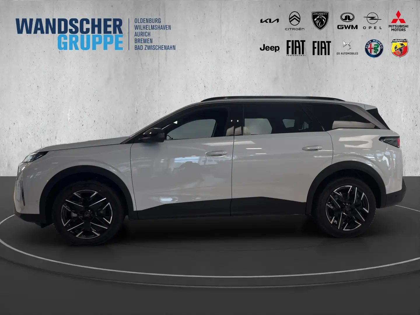 Peugeot 5008 Allure Hybrid 136 +Kam.+SHZ+KeyLess+SpurH Weiß - 2