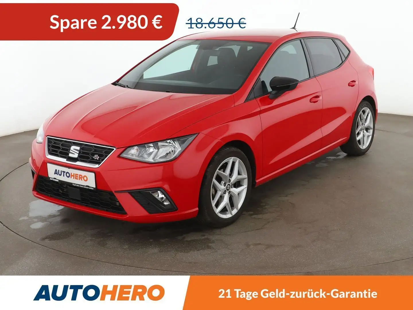 SEAT Ibiza 1.0 TSI FR Aut.*PDC*TEMPO*SHZ*KLIMA*ALU* Rot - 1