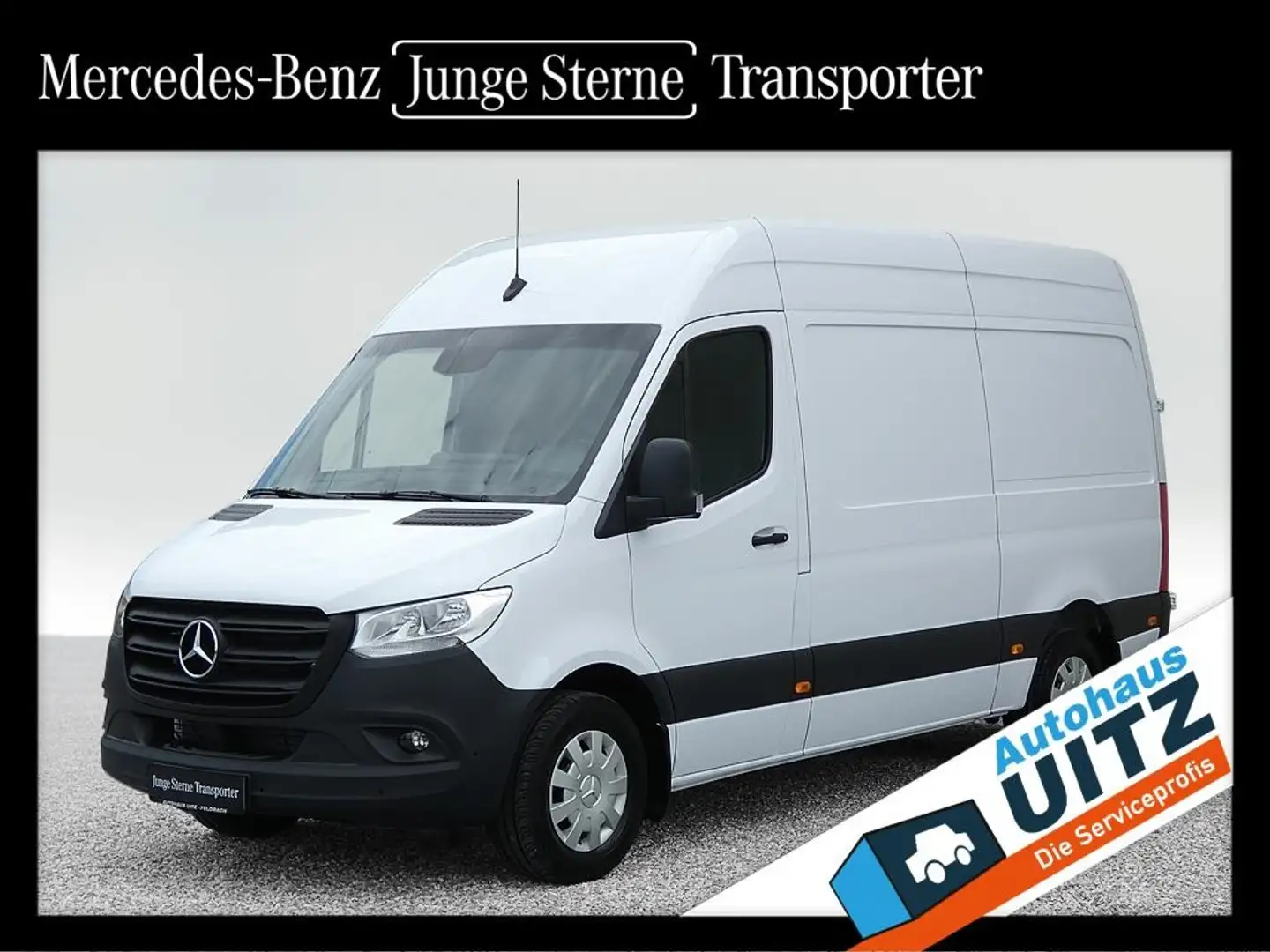 Mercedes-Benz Sprinter 317 CDI Kasten HD +AHK+Temp+Shz+Rfk Weiß - 1