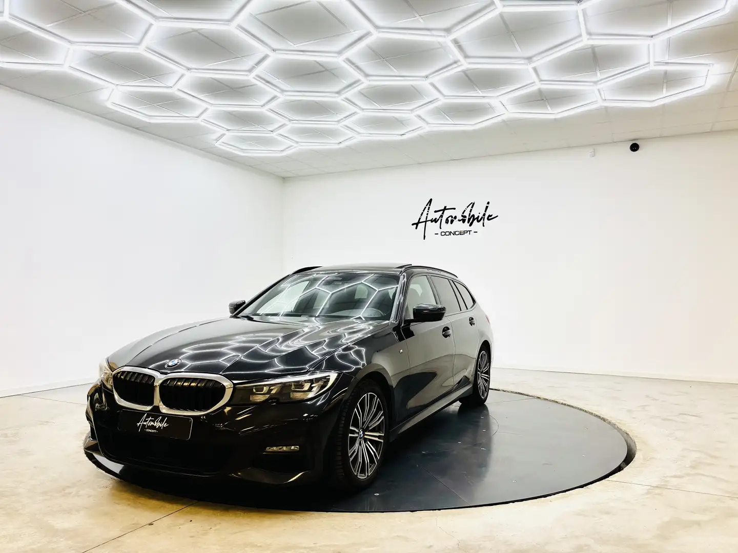 BMW 320 ✅1AN GARANTIE✅PACK M✅PANO✅CARNET COMPLET Negru - 1