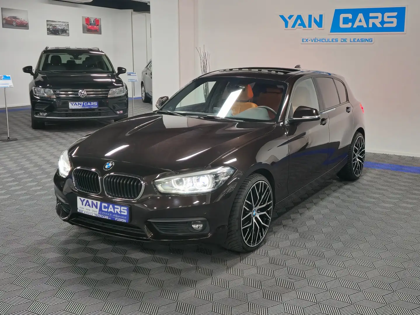 BMW 116 dA * SPORT * TOIT OUVRANT + JANTES 19" * A VOIR! Brun - 2