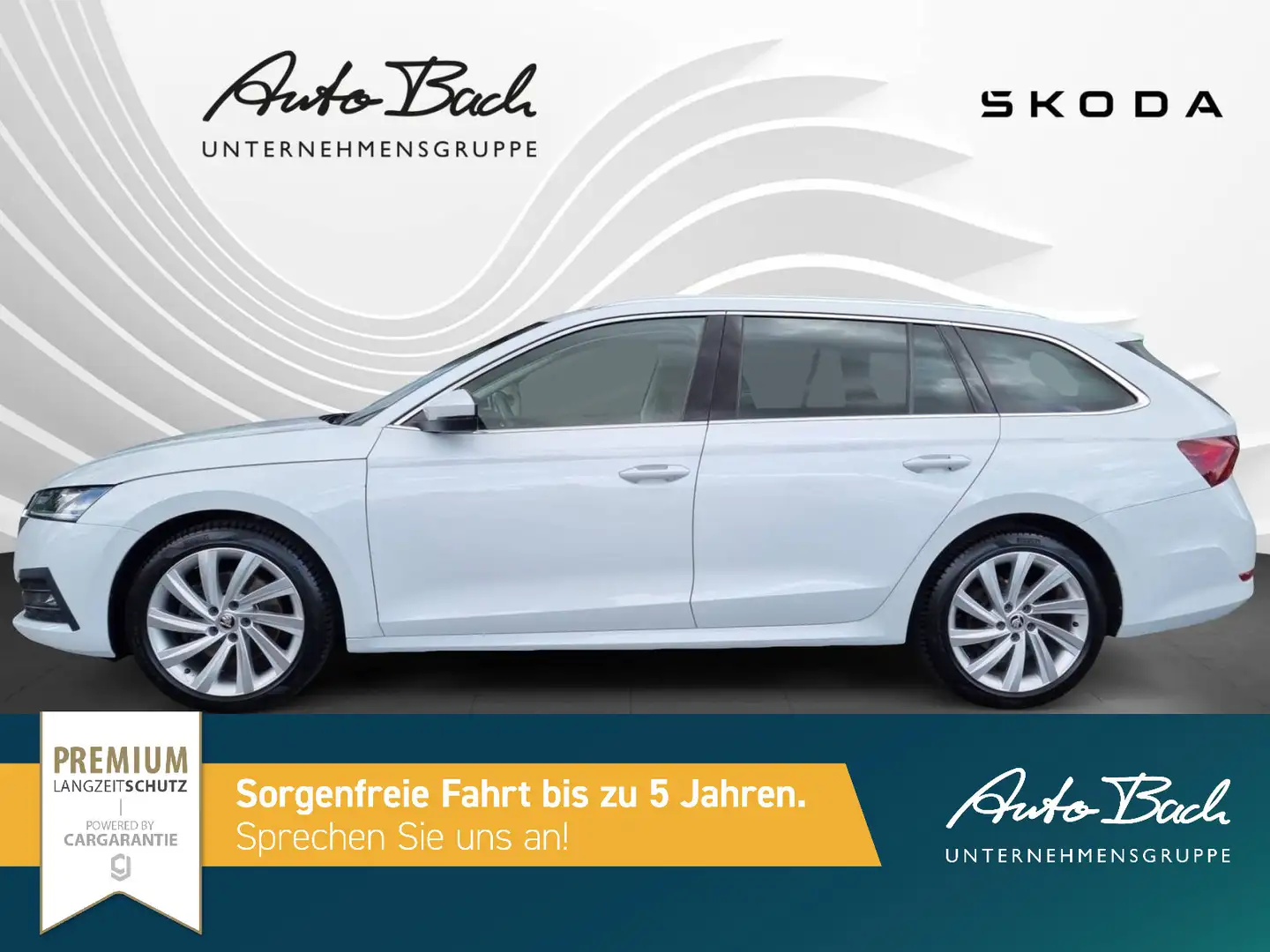 Skoda Octavia Combi Style 2.0 TDI DSG Blanco - 2