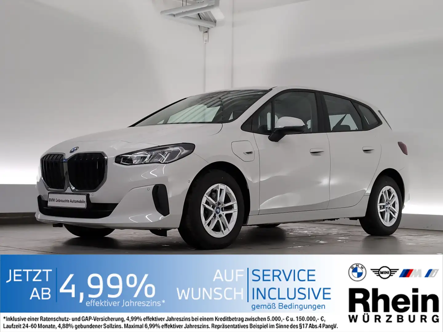 BMW 225 e xDrive AppleCarplay/Navi/DAB/Shz AppleCarplay/Re Blanc - 1