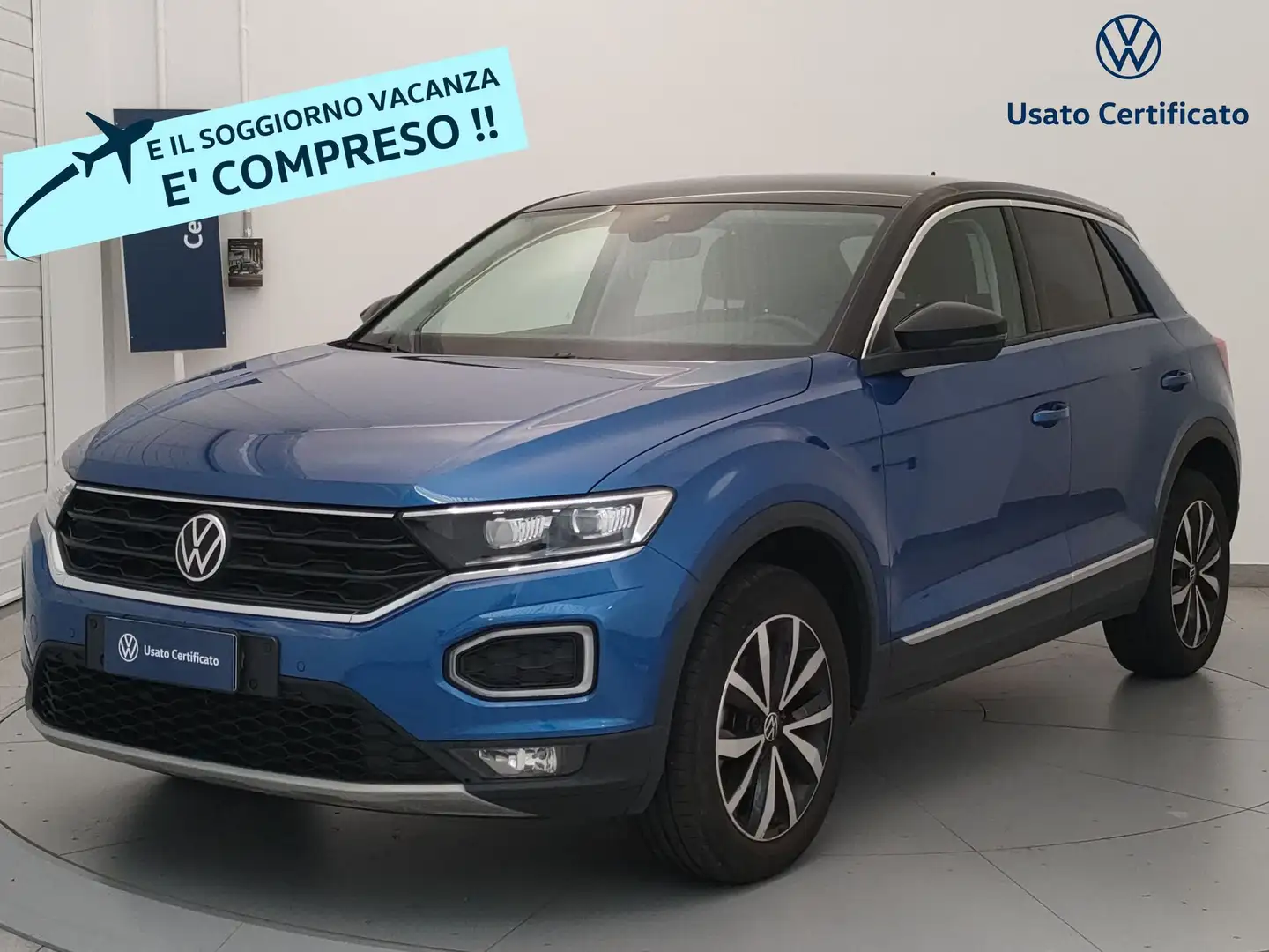 Volkswagen T-Roc 1.5 TSI ACT DSG Style Azul - 1